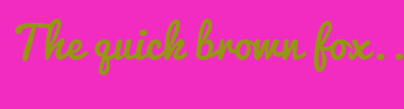 Image with Font Color 969614 and Background Color F22CC1